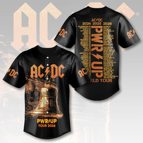 AC/DC World Tour 2026 Baseball Jersey – HOATT21270