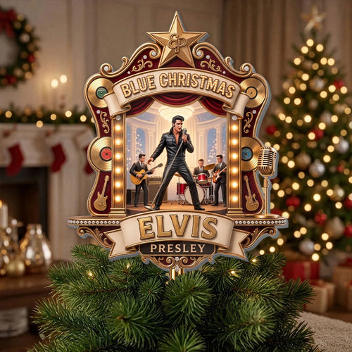 Elvis Presley Christmas Tree Topper – TMTHU9677