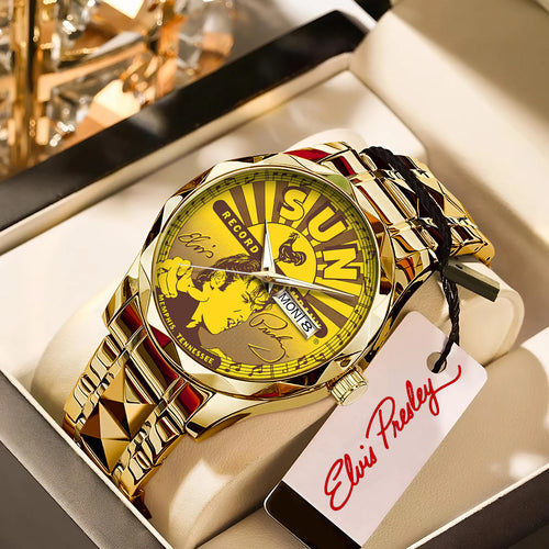 Elvis Presley Alloy Luxury Quartz Watch – GNE4229