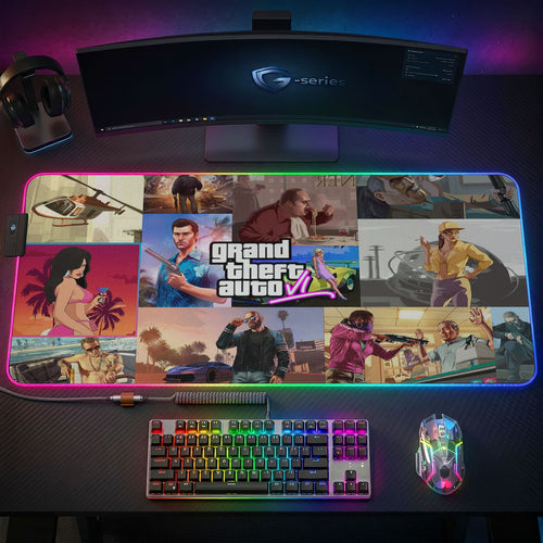 Grand Theft Auto VI Custom Gaming Desk Mat – TMTHU7064