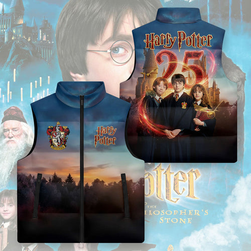 Harry Potter 25th Anniversary 3D Sleeveless Down Jacket – TMTHU2859