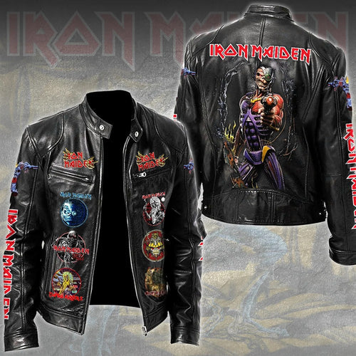 Iron Maiden Motorcycle Leather Jacket β TMTHU9090