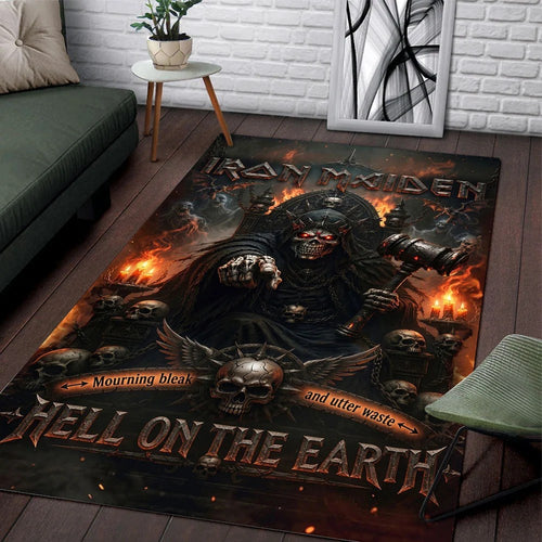 Iron Maiden Rectangular Rug – TMTHU9148