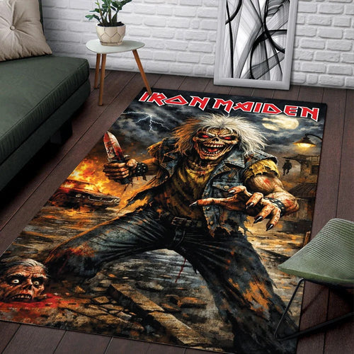 Iron Maiden Rectangular Rug – TMTHU9347