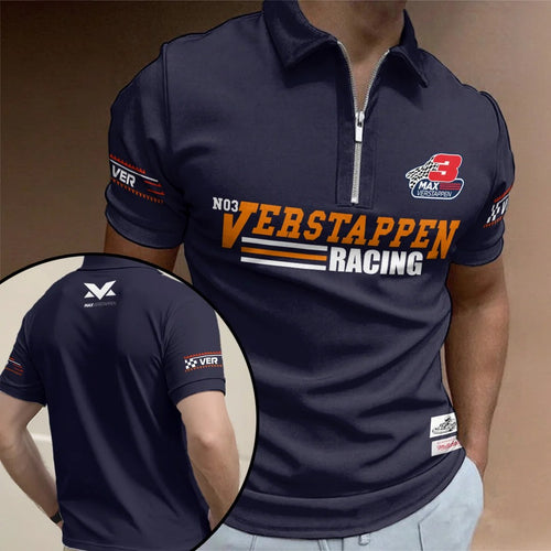 Max Verstappen Racing x Mitchell & Ness Zip Polo Shirt – TANTN25753