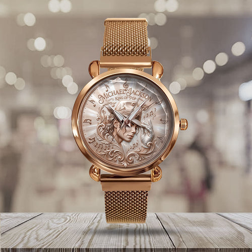 Michael Jackson Mesh Strap Quartz Watch – TMTHU6786