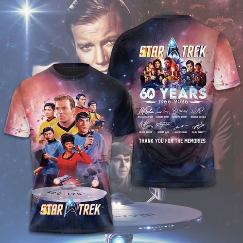 Star Trek 60th Anniversary 2026 3D Apparel – TMTHU4888