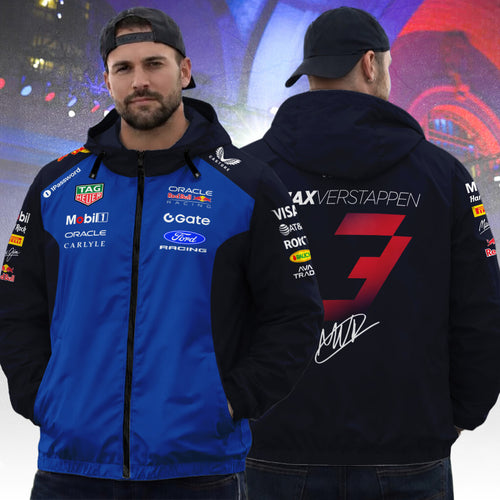 Red Bull Racing x Max Verstappen 3D Windbreaker Jacket – TANTN22824