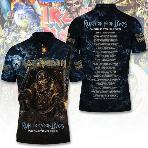 Iron Maiden Tour 2026 3D Apparel – TANTN24069