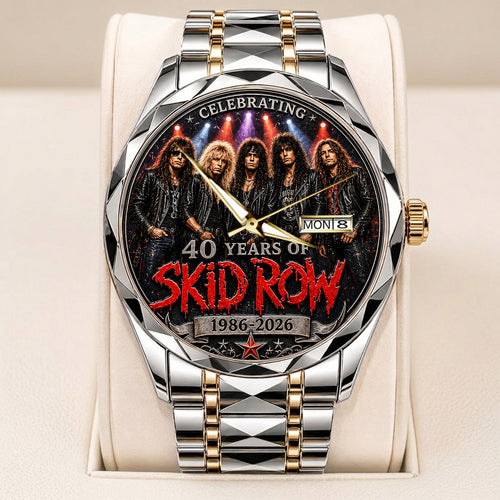 Skid Row 40th Anniversary Alloy Luxury Quartz Watch – TANTN24660