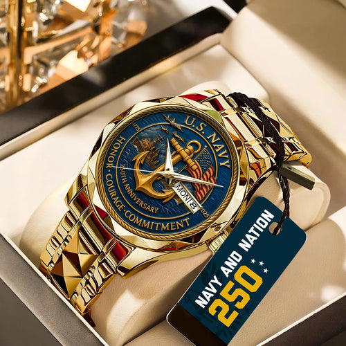 US Navy Alloy Luxury Quartz Watch – TANTN 14285