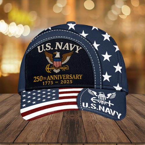 US Navy 250th Anniversary Classic Cap – TMTHU586