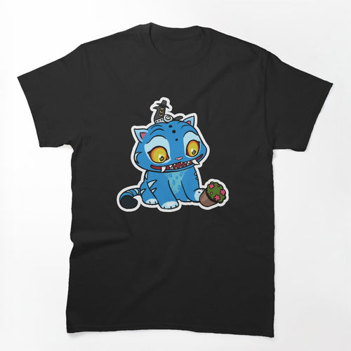 Blue Tiger Play With Pot Shirt