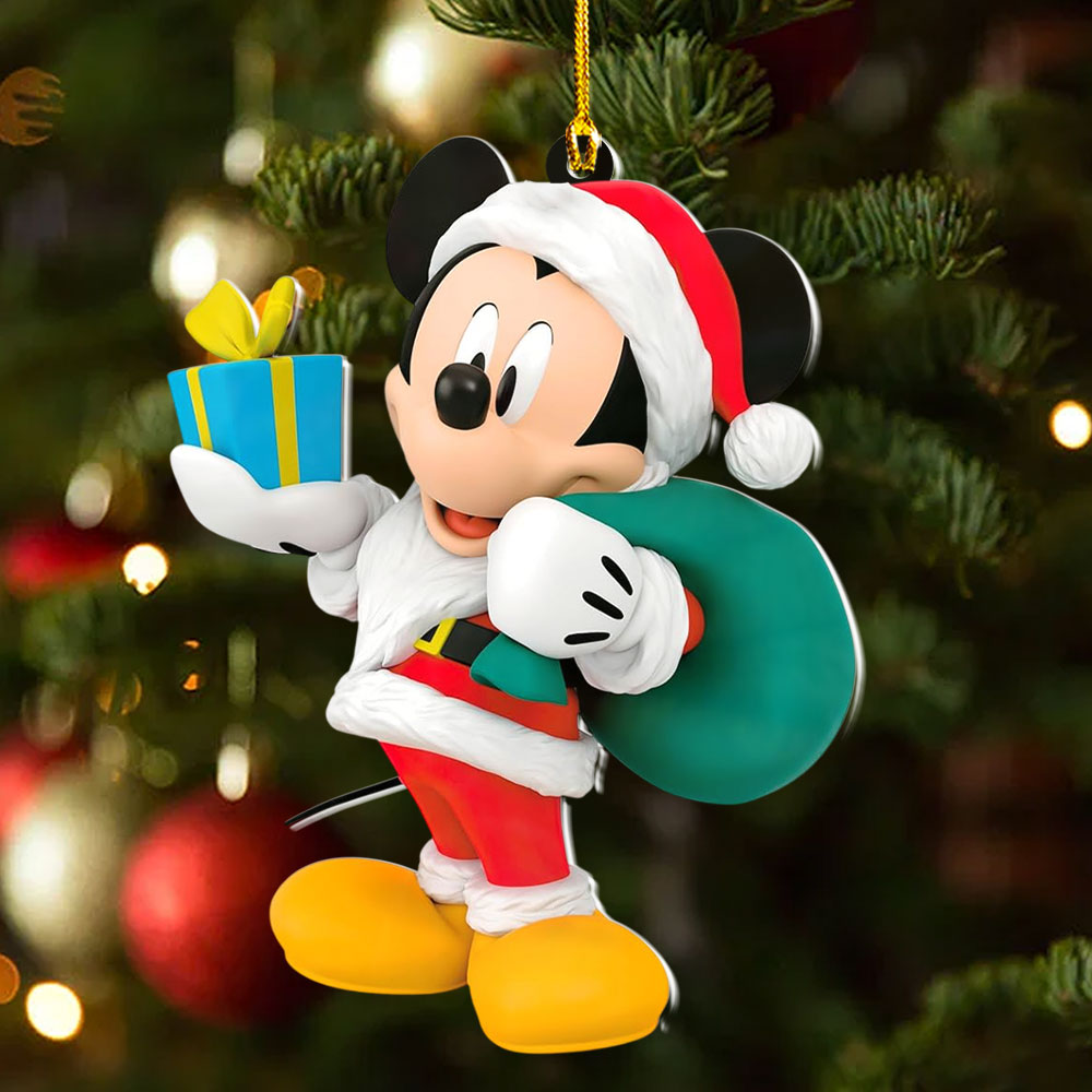 6PCS Mickey Mouse x Disney Custom Shape 2-Side Printed Acrylic Ornament – NGHIAVT5900