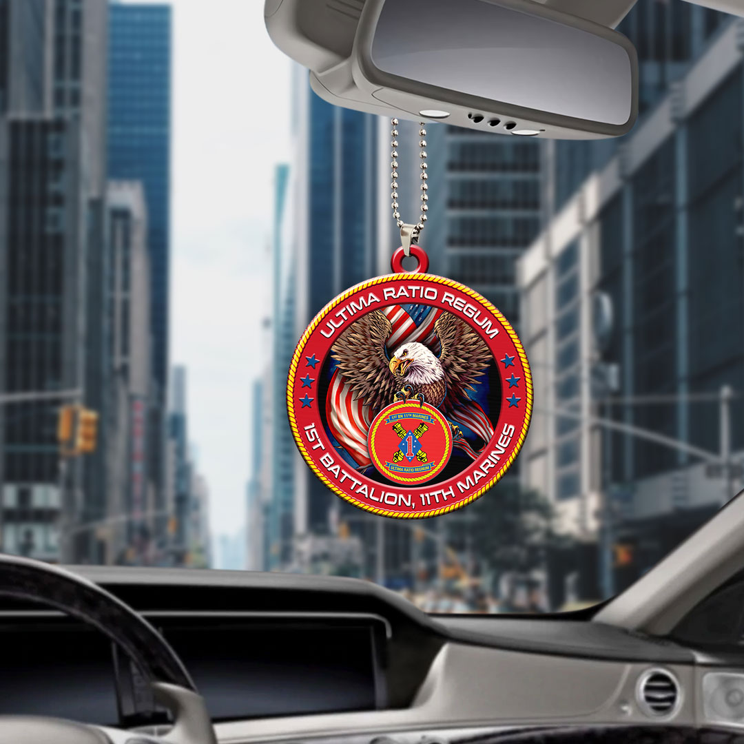 1st Battalion, 11th Marines Custom Shape 2-sided Acrylic Car Ornament – HOATT13241