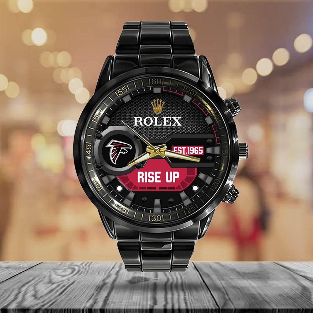 Atlanta Falcons x Rolex Black Stainless Steel Watch – MAITM13201