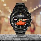 Denver Broncos x Rolex Black Stainless Steel Watch – MAITM13207