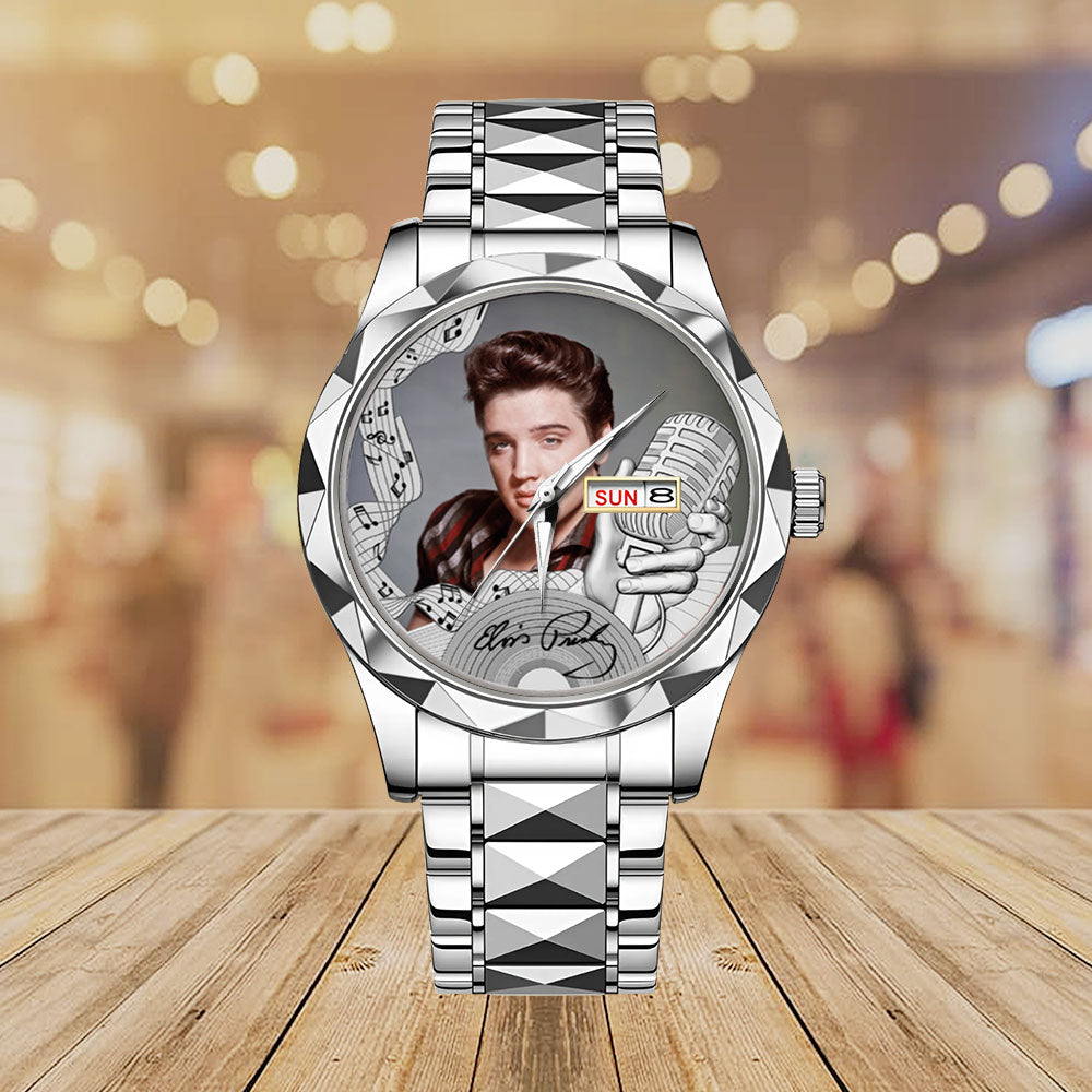 Elvis Presley Alloy Luxury Quartz Watch – MAITM12690