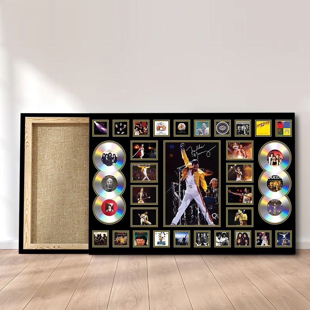 Freddie Mercury Rectangle Canvas With Inner Frame – MAITM9077