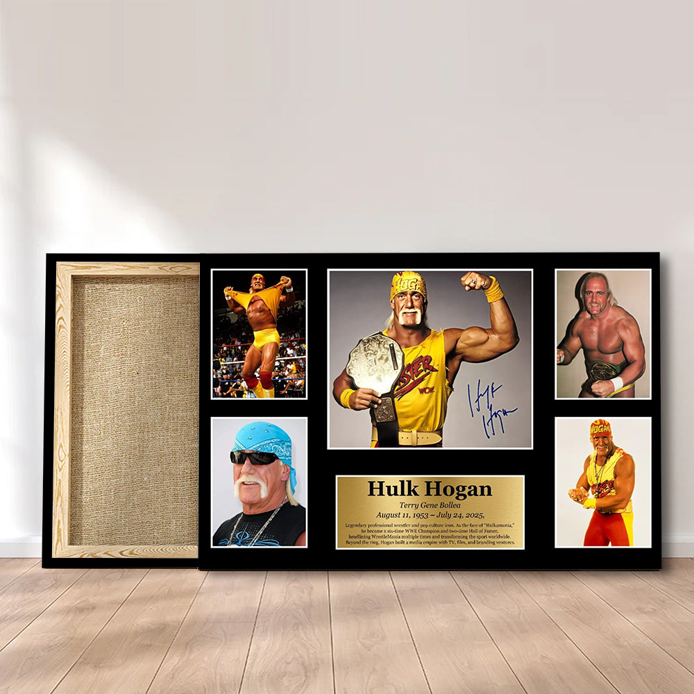 Hulk Hogan Rectangle Canvas With Inner Frame – MAITM 12435