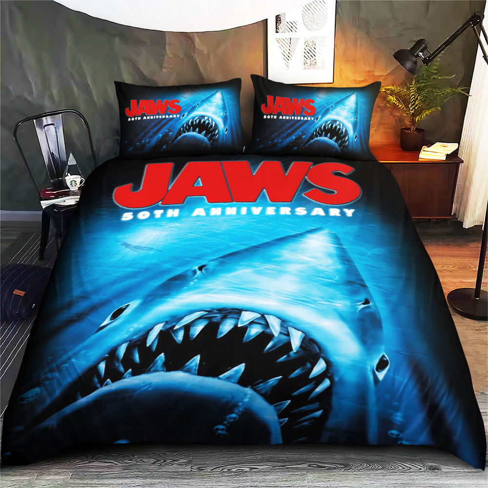 Jaws 3-Piece Duvet Bedding Set – MAITM 11117
