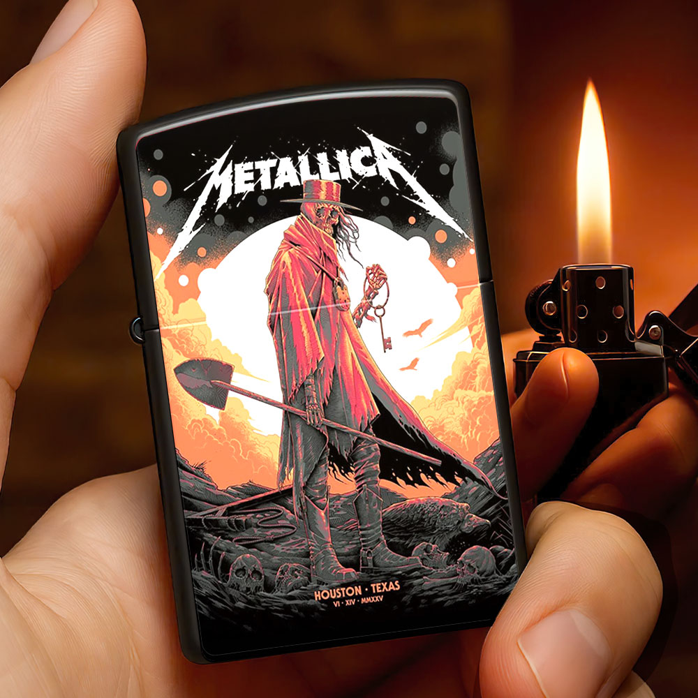 Metallica Zippo Lighter Case (No Insert) – TMTHU1072