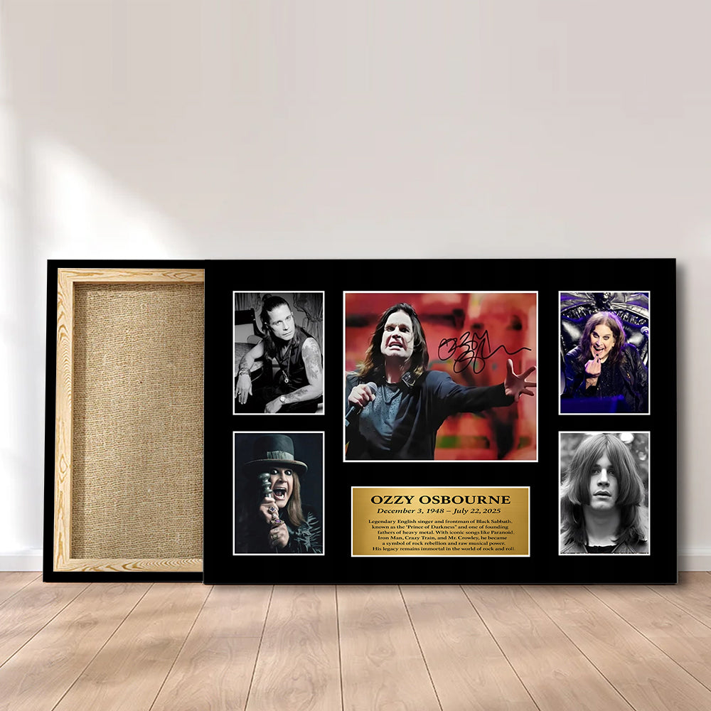 Ozzy Osbourne Rectangle Canvas With Inner Frame – MAITM 12340