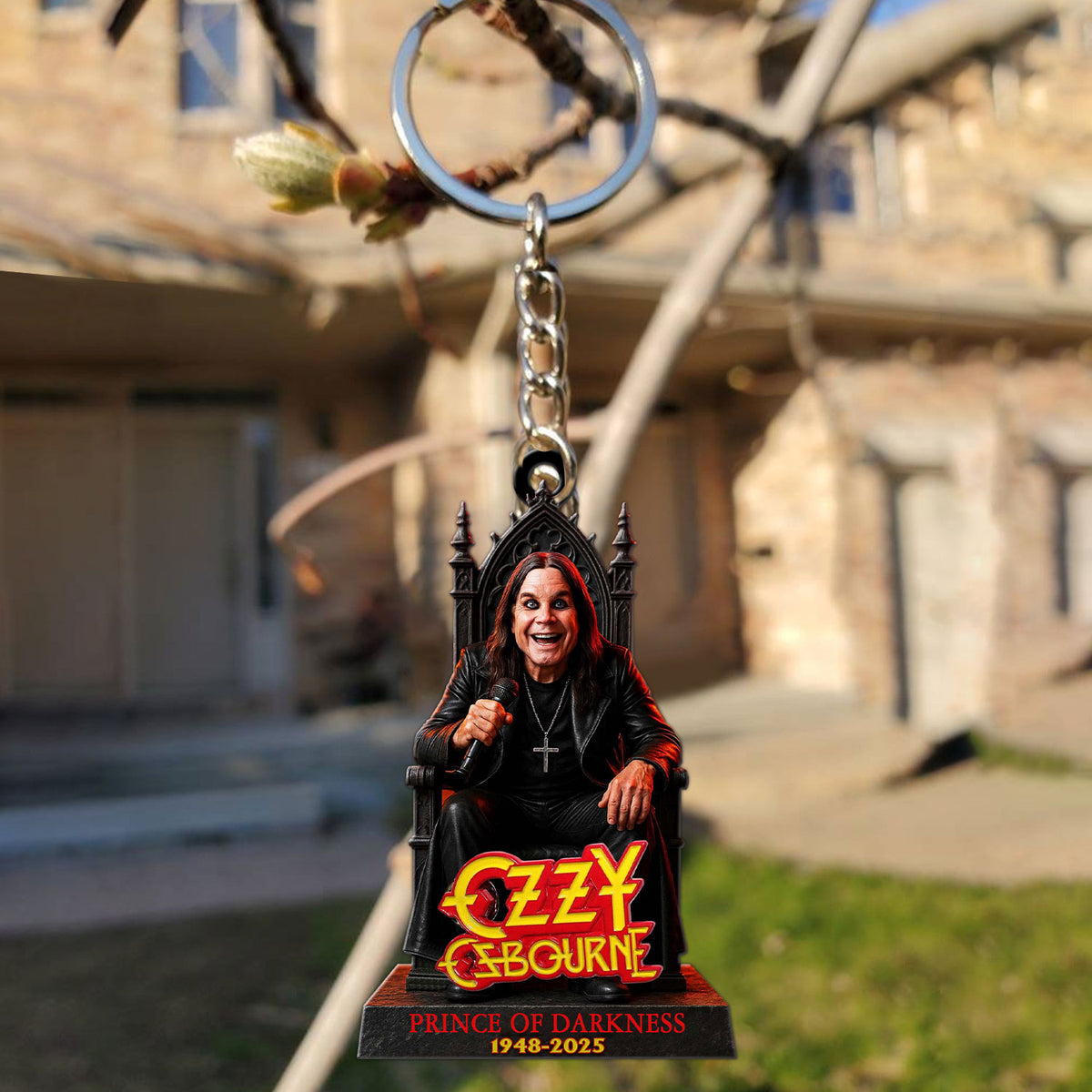 Ozzy Osbourne Custom Shape 1-sided Keychain – MAITM 12300