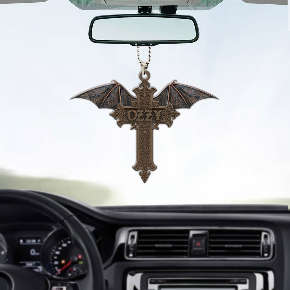 Ozzy Osbourne Custom shape 2-sided Acrylic Car Ornament – MAITM 12439
