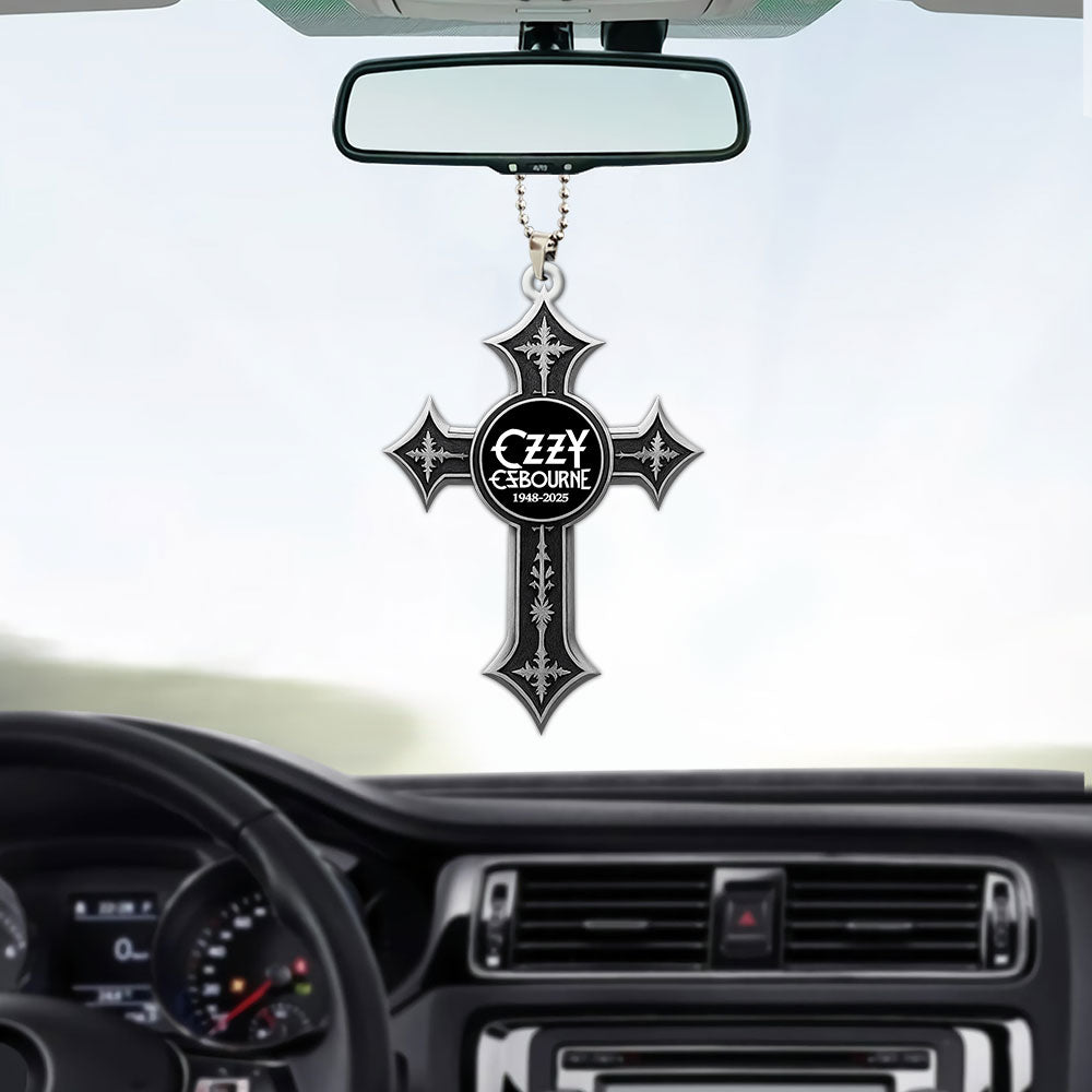 Ozzy Osbourne Custom shape 2-sided Acrylic Car Ornament – MAITM 12481