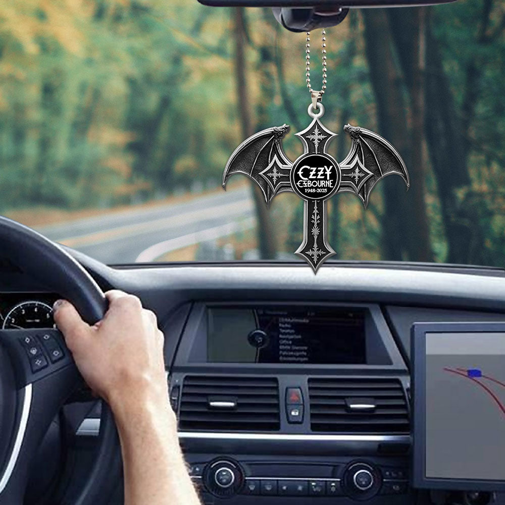Ozzy Osbourne Custom shape 2-sided Acrylic Car Ornament – MAITM 12552