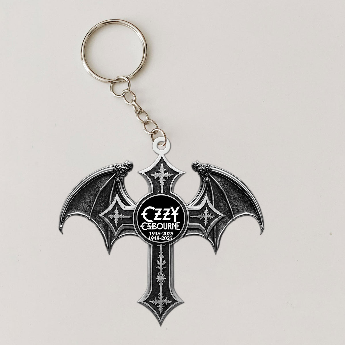 Ozzy Osbourne Custom Shape 2-sided Keychain – MAITM 12553