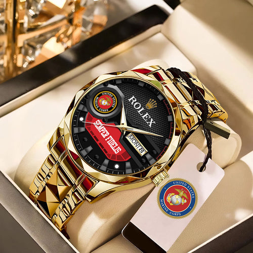 US Marine Corps x Rolex Alloy Luxury Quartz Watch – MAITM 12204