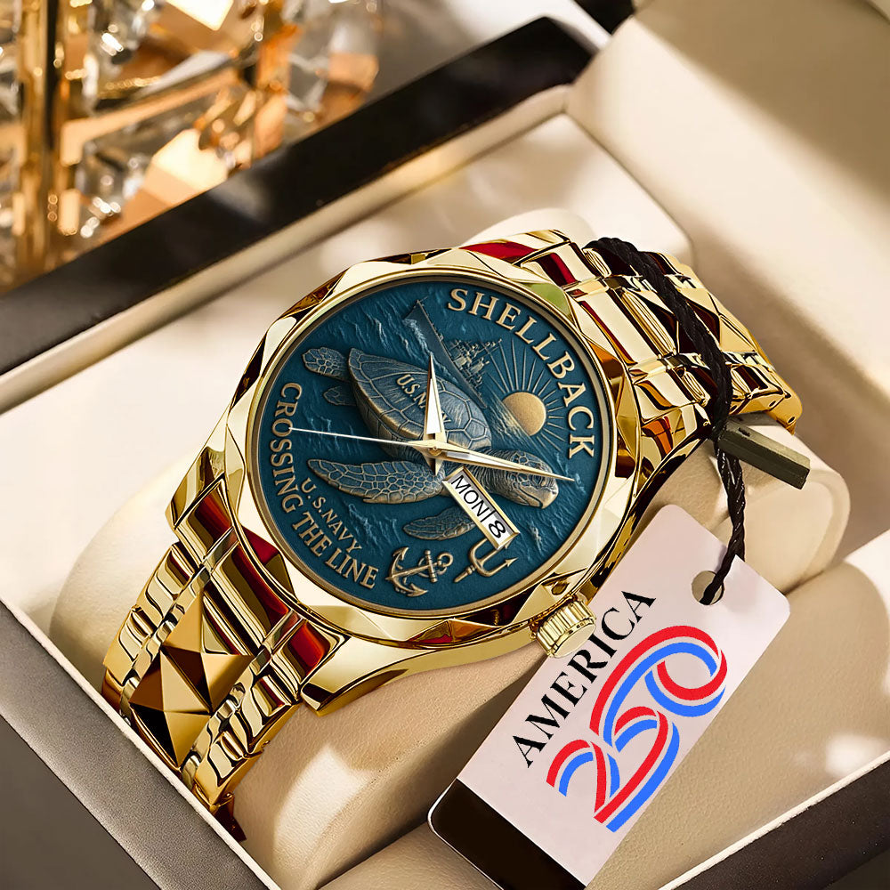 US Navy Alloy Luxury Quartz Watch – MAITM12656