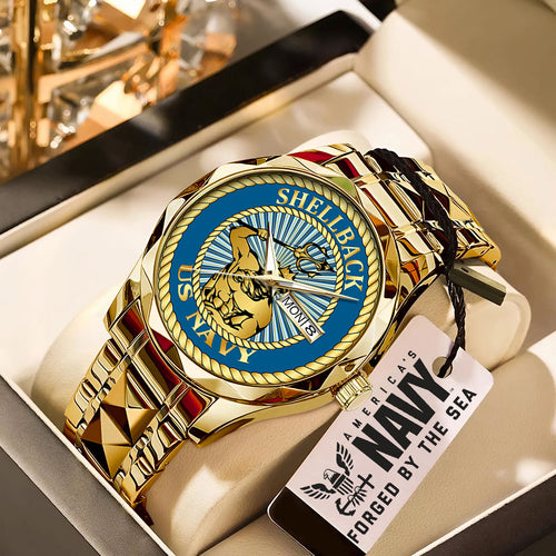 US Navy Alloy Luxury Quartz Watch – MAITM12671