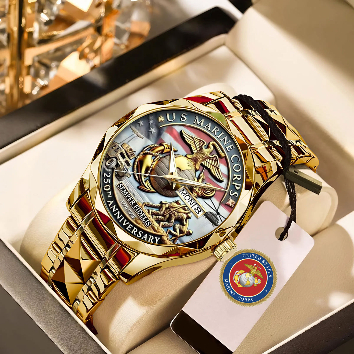 US Marine Corps Alloy Luxury Quartz Watch – MAITM 12110