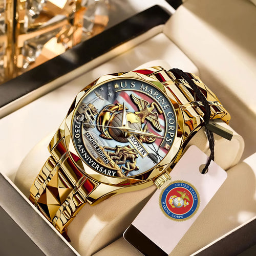 US Marine Corps Alloy Luxury Quartz Watch – MAITM 12110