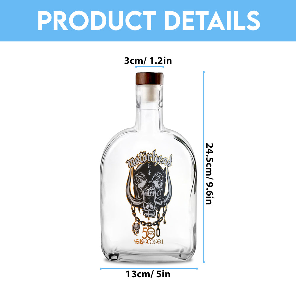 Motörhead 25oz Empty Whiskey Bottle – GNE4701