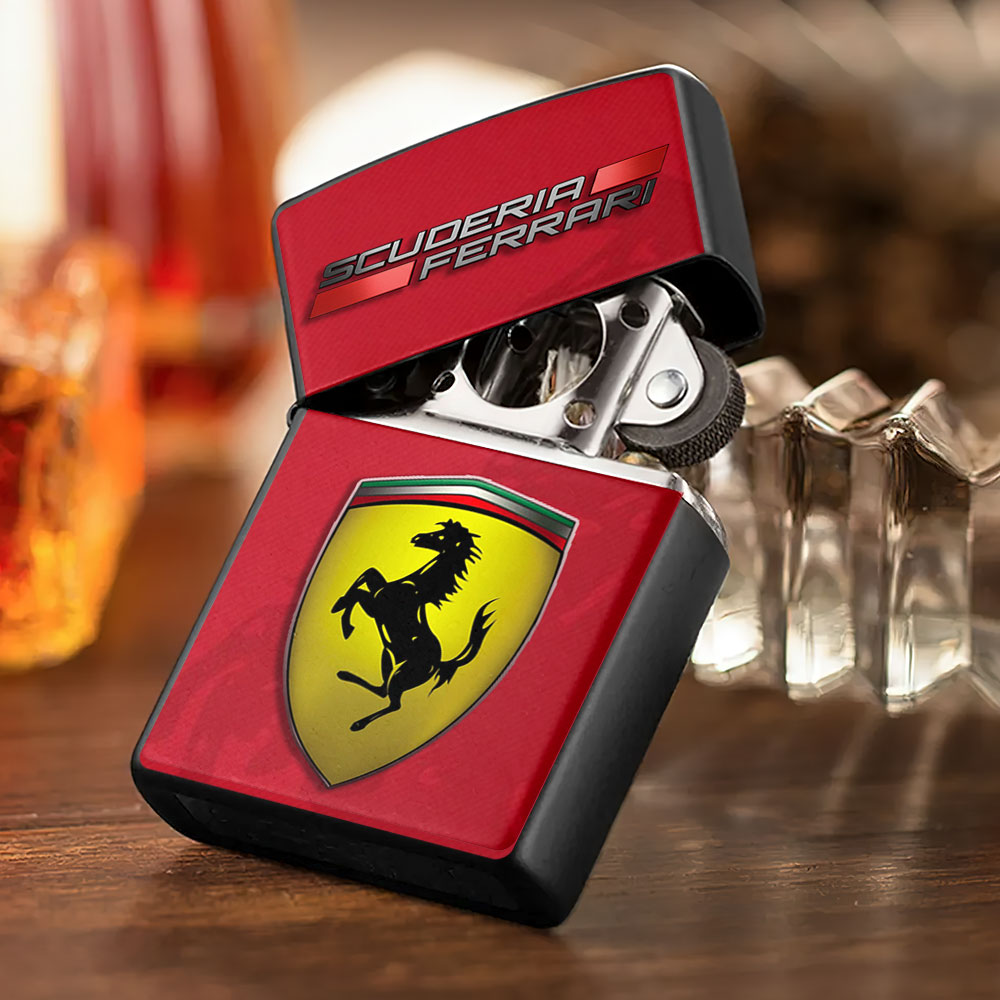 Scuderia Ferrari Zippo Lighter Case (No Insert) – TMTHU1068