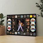 Freddie Mercury Rectangle Canvas With Inner Frame – MAITM9077