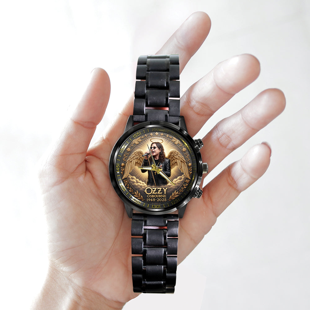 Ozzy Osbourne Black Stainless Steel Watch – MAITM 12270