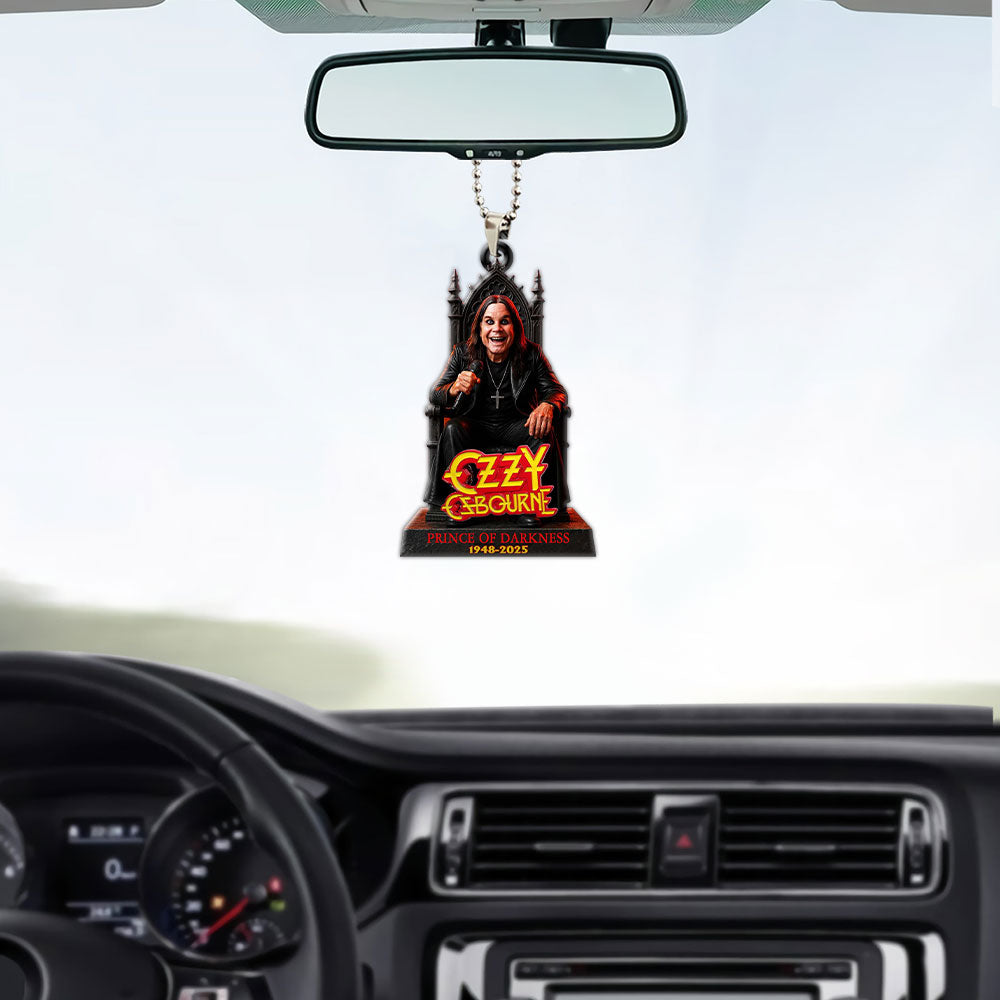 Ozzy Osbourne Custom Shape 1-sided Acrylic Car Ornament – MAITM 12299
