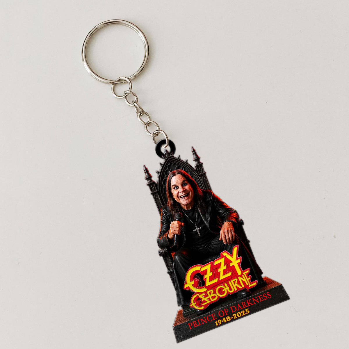 Ozzy Osbourne Custom Shape 1-sided Keychain – MAITM 12300