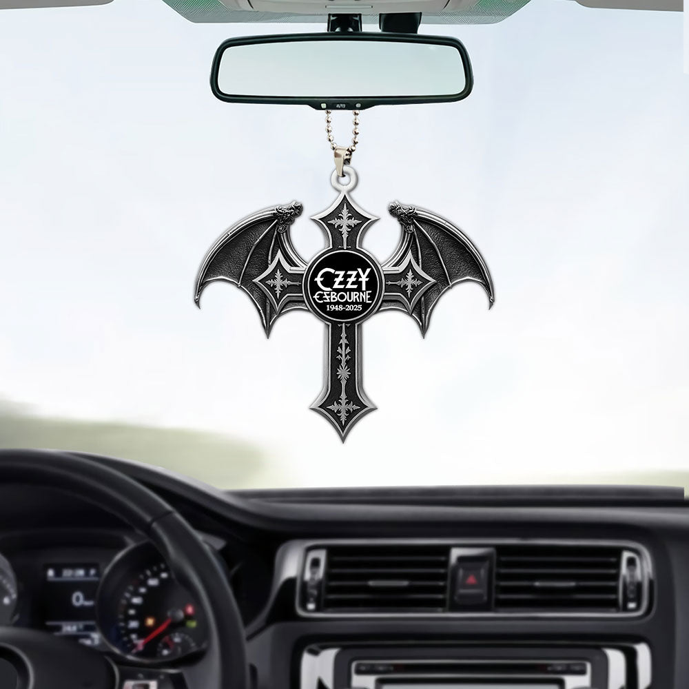 Ozzy Osbourne Custom shape 2-sided Acrylic Car Ornament – MAITM 12552