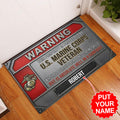 Personalized US Marine Corps 250th Anniversary Custom Doormat – MAITM12904