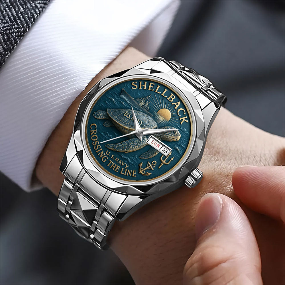 US Navy Alloy Luxury Quartz Watch – MAITM12656