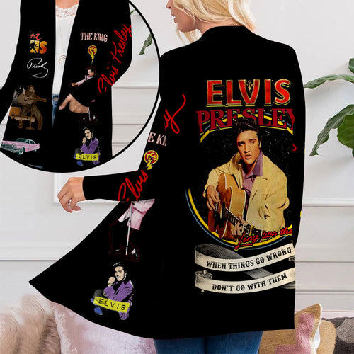 Elvis Presley Women's Patch Pocket Cardigan – MAITM 5203
