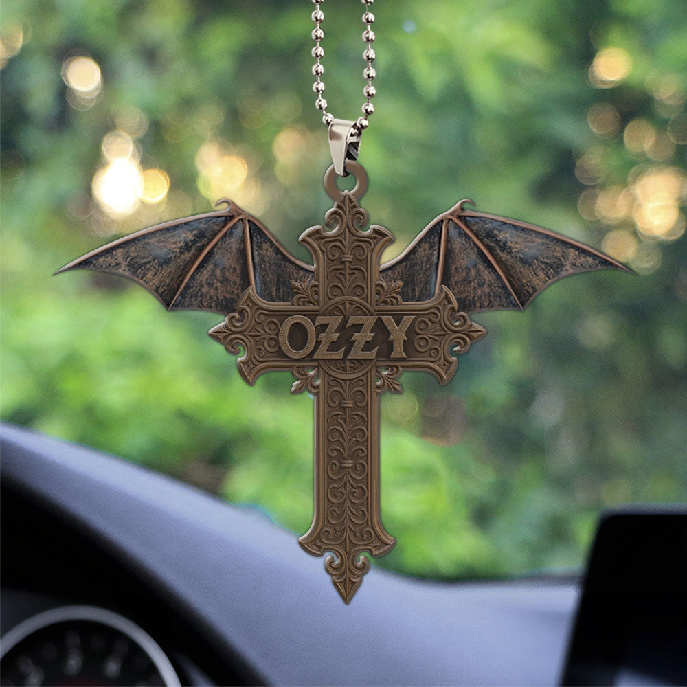 Ozzy Osbourne Custom shape 2-sided Acrylic Car Ornament – MAITM 12439
