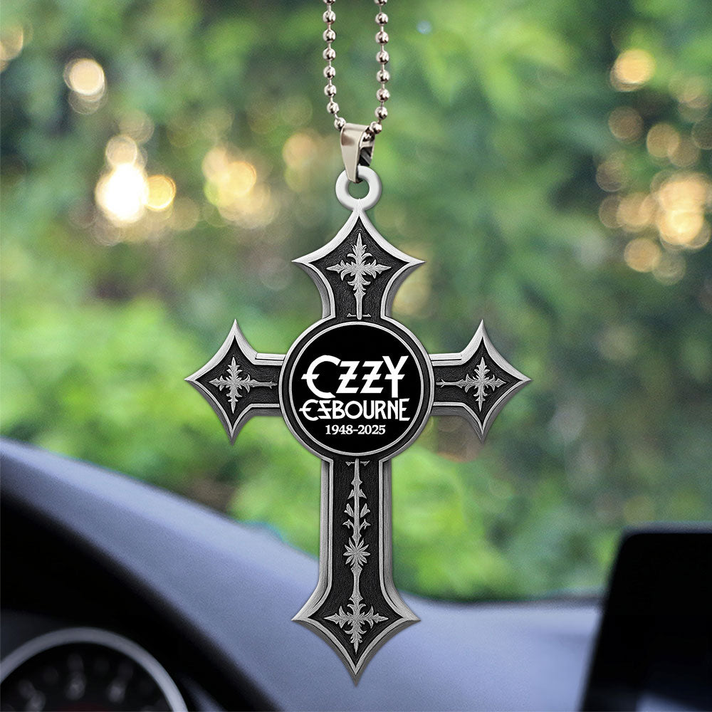 Ozzy Osbourne Custom shape 2-sided Acrylic Car Ornament – MAITM 12481