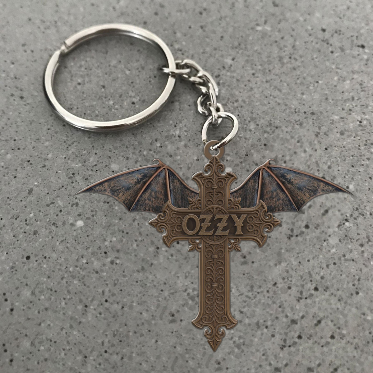 Ozzy Osbourne Custom Shape 2-sided Keychain – MAITM 12440